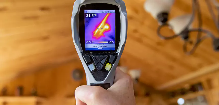 Infrared Camera Roof Leak Detection in Rydal